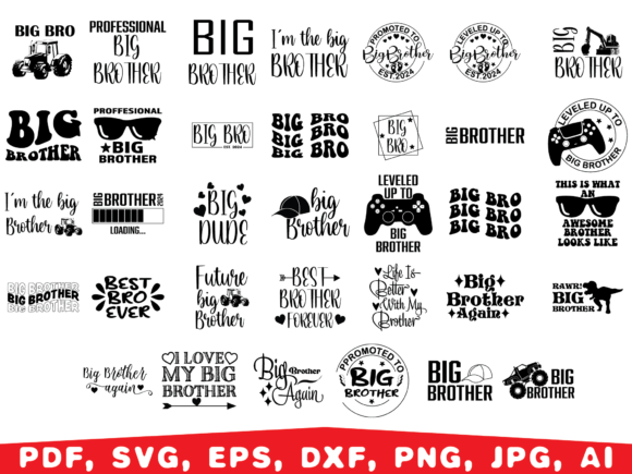 Download Big Brother Svg, Promoted to Big Brother - Big brother svg Collection